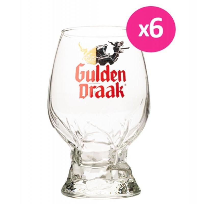 Pack verres Gulden Draak - forme œuf - 6 verres de 50 cl_0