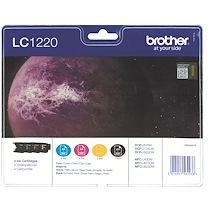 BROTHER LC1220 PACK CARTOUCHE DE 4 COULEURS POUR IMPRIMANTE JET D'ENCRE