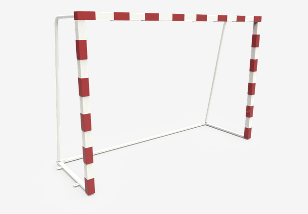 But de football Vuyem - cadre en acier 80x80mm - thermolaquage époxy polyester - sans filet_0