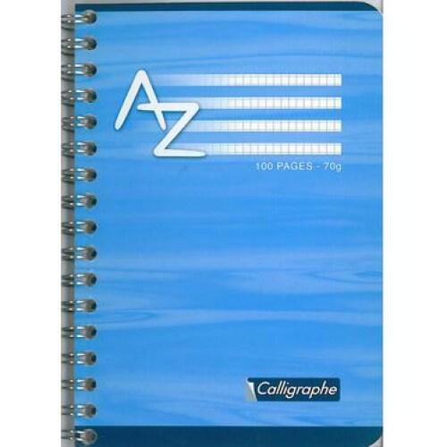 Calligraphe Lot de 10 Répertoire Ligne 7000 9x14, 100p./50 feuilles 70 g/m² reliure intégrale, quadrillé 5x5 - 3210330007496_0
