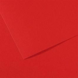 CANSON MANIPACK DE 25 FEUILLES PAPIER DESSIN MI-TEINTES 160G 50X65CM ROUGE VIF REF-321204