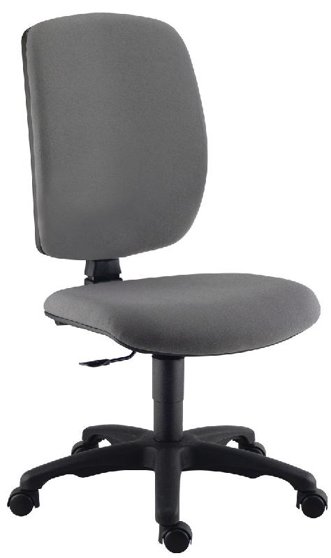 CHAISE DE BUREAU KAOLA DOSSIER HAUT COLORIS GRIS - MANUTAN COLLECTIVITÉS