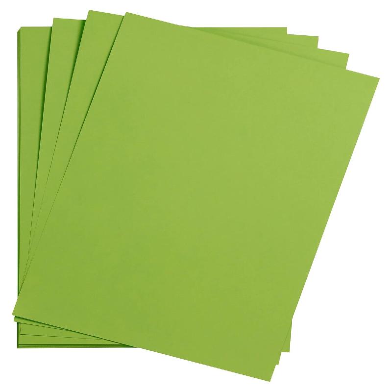Clairefontaine Rame de 125 feuilles de papier Maya, 270 g/m², 50x70, coloris vert mousse - vert 397252C_0