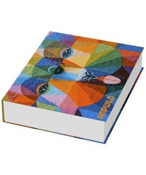 COMBO NOTES ADHÉSIVES AVEC COUVERTURE RIGIDE BLANC - BLOCS-NOTES REPOSITIONNABLES PERSONNALISÉS