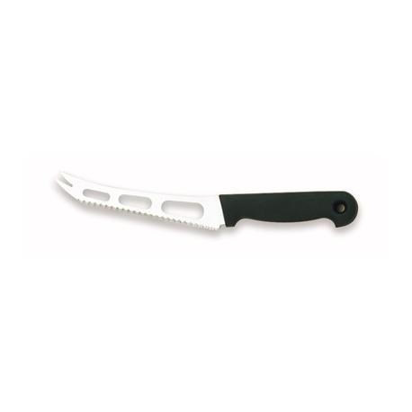Couteau à fromage ajouré surmoulé 15 cm - lame inox - compatible lave-vaisselle - Déglon_0