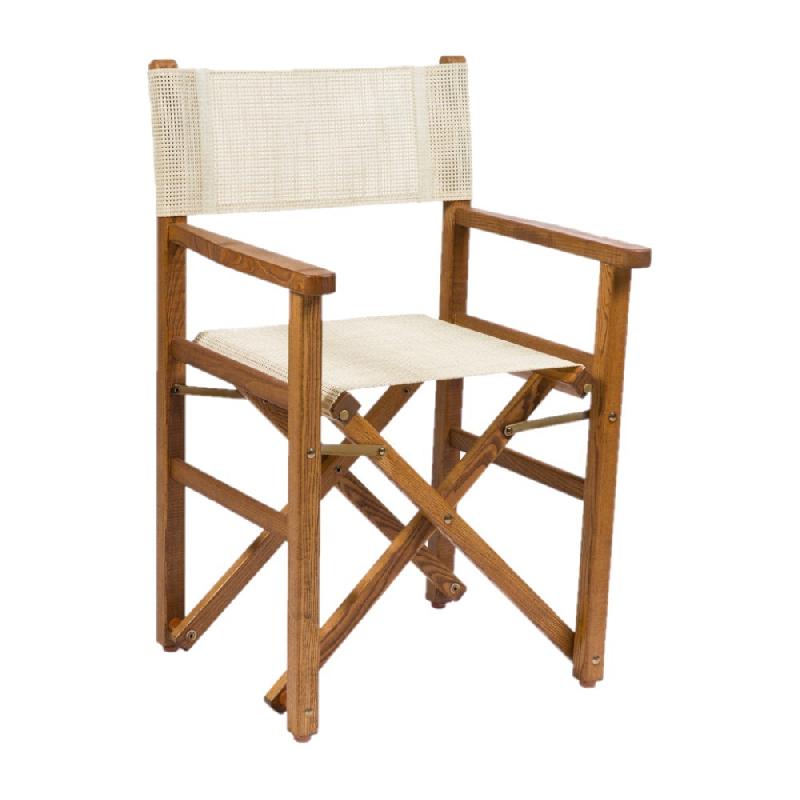 Deauville - fauteuil bois assise et dossier textylène - Stamp_0