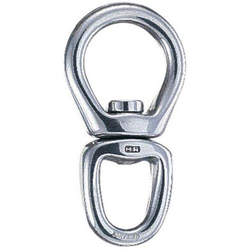 EMERILLON BILLE GRAND PASSAGE DOUBLE ANNEAU INOX L80MM - GODET