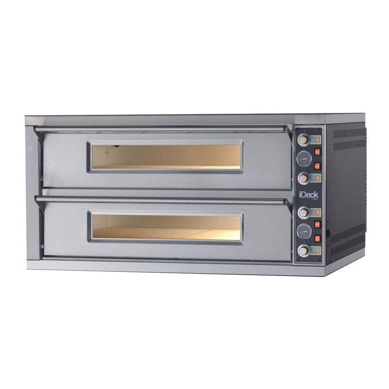 Four à sole commandes électromécaniques 2x6 pizzas ø30 int. 1056x660 iDeck Moretti Forni_0