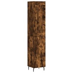 Helloshop26 - Buffet bahut commode armoire meuble de rangement organisateur cuisine salle de séjour salon haut 34,5 x 34 x 180 cm 02_0033192 - 300021_0