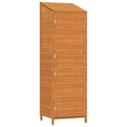 Helloshop26 - Remise de jardin 55 x 52 x 174,5 cm bois de sapin solide marron 02_0044054 - 3000219952623_0
