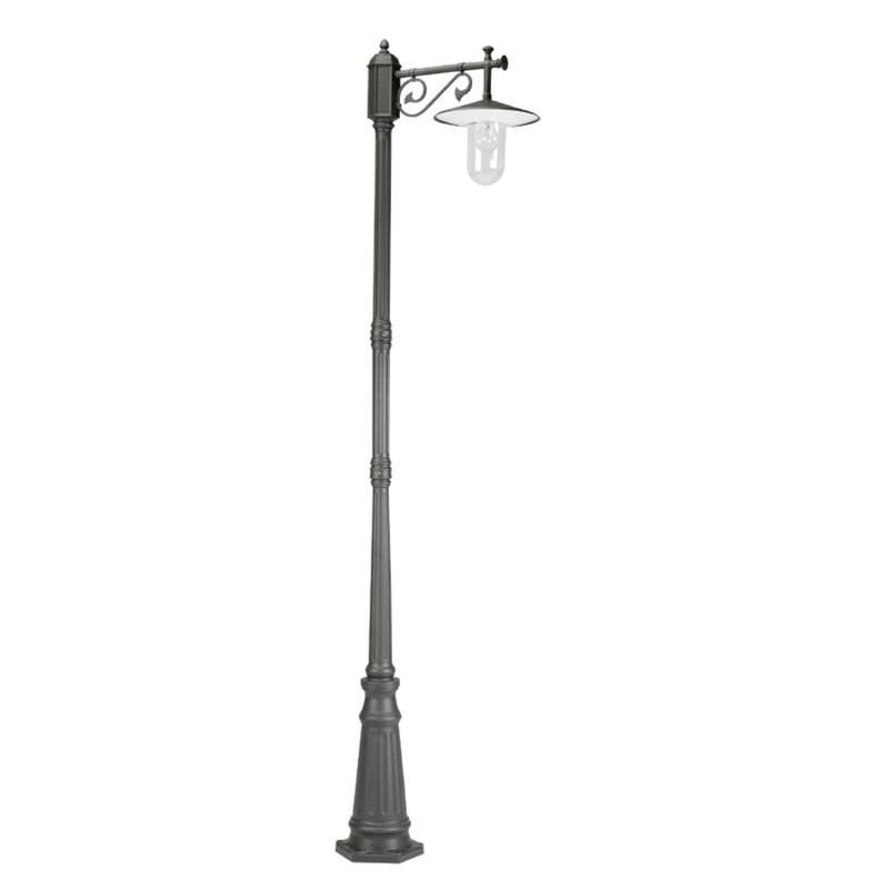 K.S. VERLICHTING LAMPADAIRE D\'EXTÉRIEUR LOUVRE GRIS/MAT