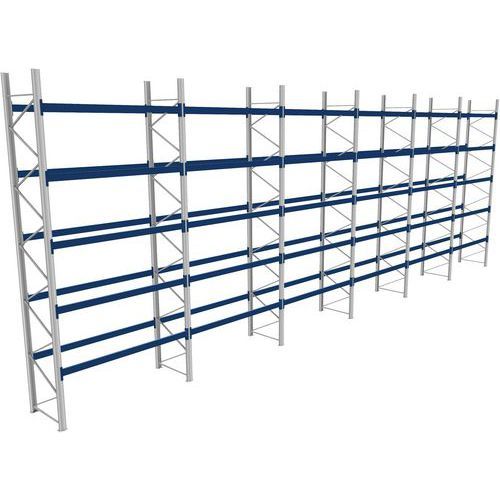 RACK 1 DÉPART + 5 SUIVANTS LXLXH 2700X17100X6000 1000KG 5 NIV - BITO