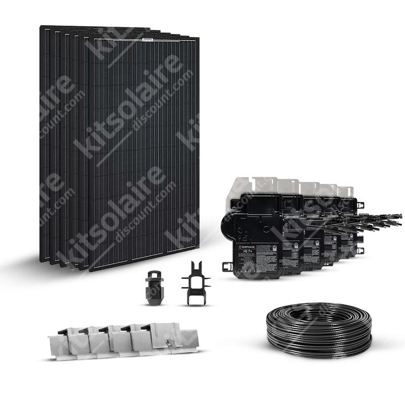 Kit solaire 1980W 230V autoconsommation - Enphase Energy IQ7 - pré-câblé plug and play_0