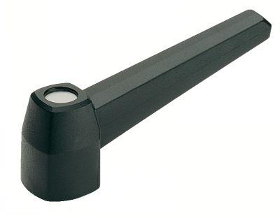 Manette logistique en technopolymère noir - modèle femelle (14-12) - résistante aux agents chimiques_0