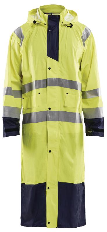 MANTEAU DE PLUIE HAUTE VISIBILITÉ NIVEAU 1 TAILLE XS - MANUTAN COLLECTIVITÉS