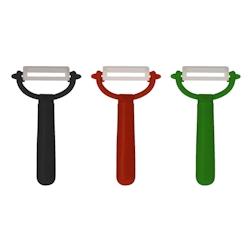 Menastyl - Eplucheur Oriane 13cm 3 Couleurs Assorties - 3256390195315_0