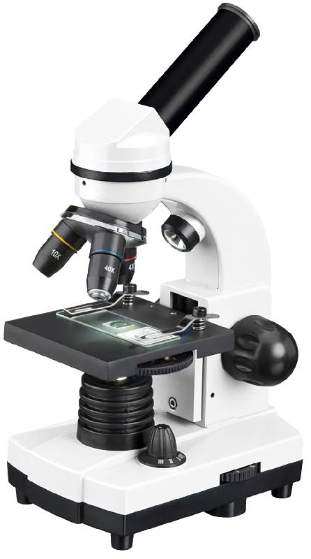 Microscope optique classique - Grossissement 40X à 1600X - Objectifs 4X, 10X, 40X - Réf. #5610br_0