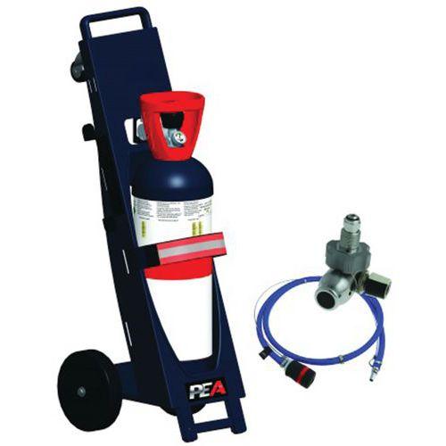 PACK PEA BOUTEILLE 9L +CHARIOT+DETENDEUR+FLEXIBLE+RACCORD - SAM