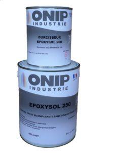 Peinture pour sol Epoxysol 250 - bi-composante à base de résines époxydiques - finition brillante - blanc et teintes RAL_0