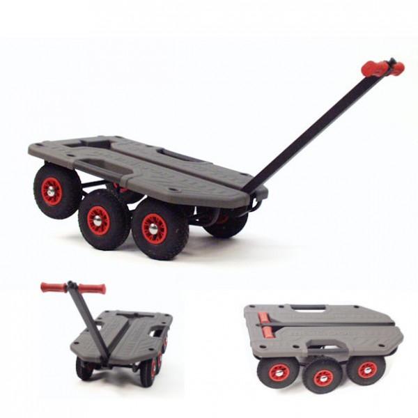 Petite remorque SUPERHOND - MATADOR - Roues gonflables ou increvables - 250 kg de charge maximale_0