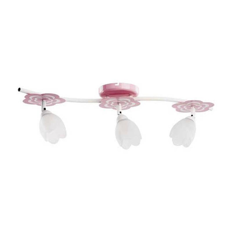 ALFA PLAFONNIER CHAMBRE D\'ENFANT MAILIN ROSE, ALLONGÉ