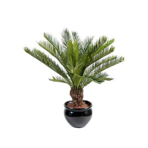 PLANTE ARTIFICIELLE D'INTÉRIEUR CYCAS TRONC 90 CM