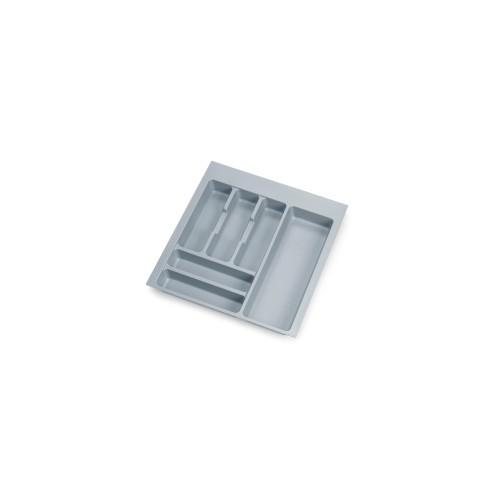 RANGE-COUVERTS - RECOUPABLE - PLASTIQUE GRIS - 436X482 MM EMUCA