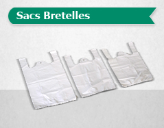 Sac bretelle renforcé en gaine blanche - haute densité - 16µ - liasse de 100, carton de 2000 sacs_0