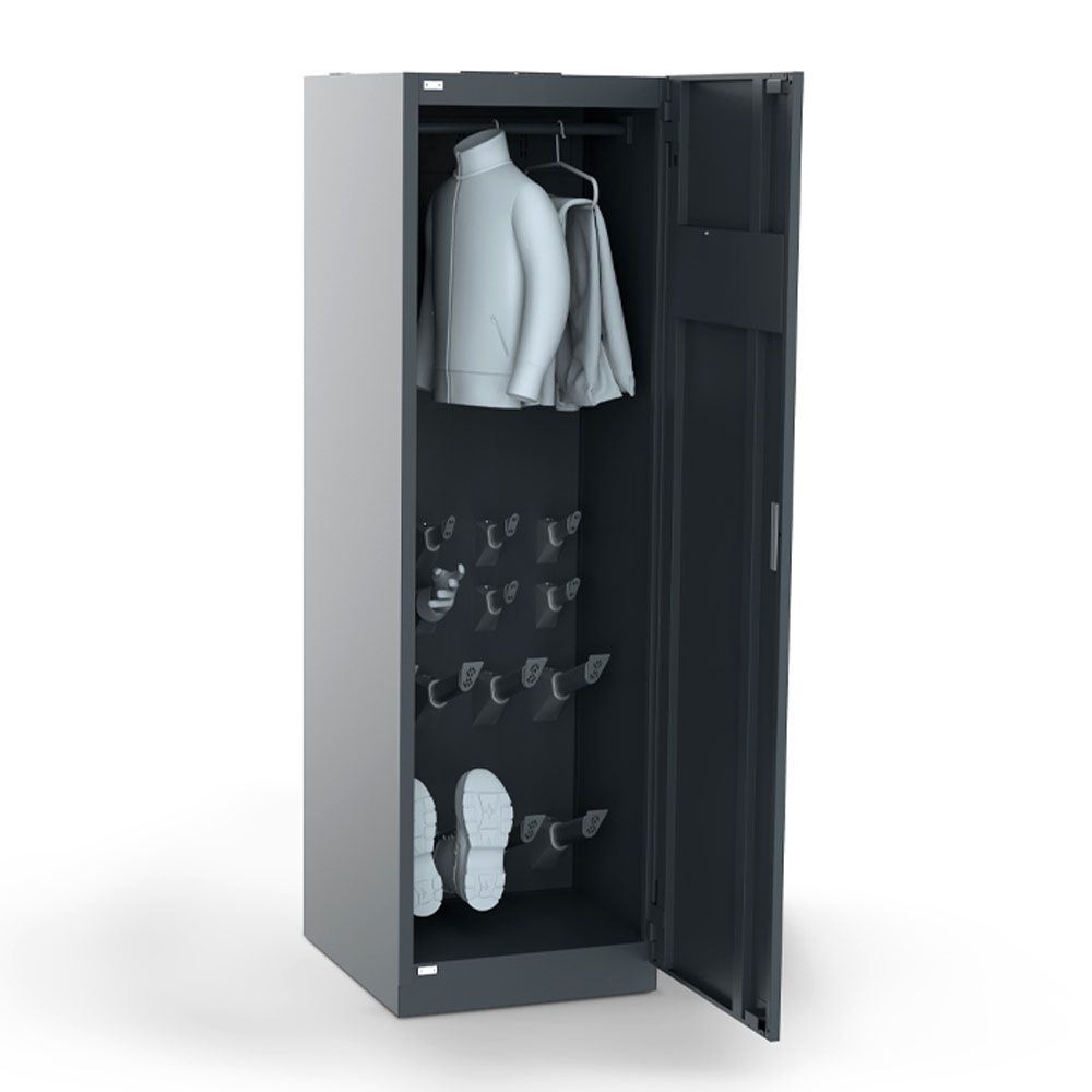 Sèche-armoire vêtements de travail 4 - Séchage rapide avec air chaud - Idéal pour équipements lourds_0