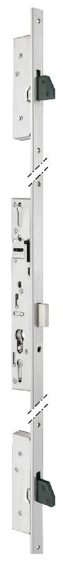 Serrure à larder 3 points tf3 pêne dormant 45mm têtière en u 24x6mm - stremler - 6372.45.0a - 020069_0