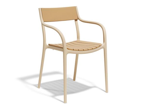 Chaise Madison Lamas placet et dossier en plastique Vondom_0
