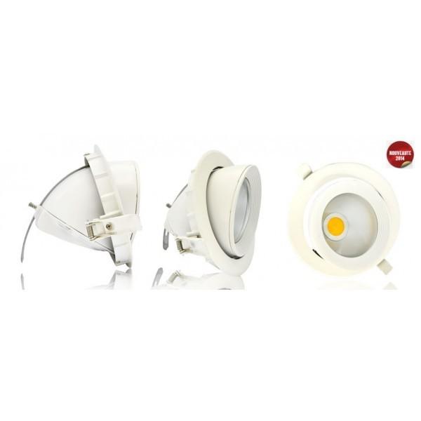 SPOT LED ESCARGOT ORIENTABLE 20W 3000°K VISION-EL 76712