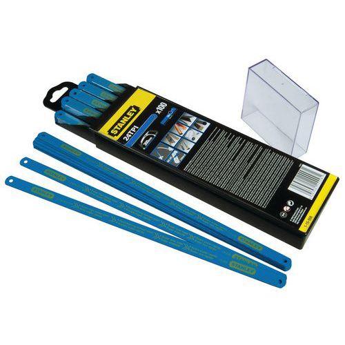 STANLEY 5 LAMES DE SCIE À MÉTAUX BI-LASER 10 DENTS - STANLEY