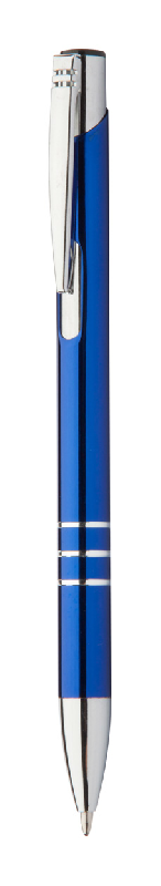 Stylo à bille en aluminium - Encre bleue - Couleur bleue - Poids 14 g_0