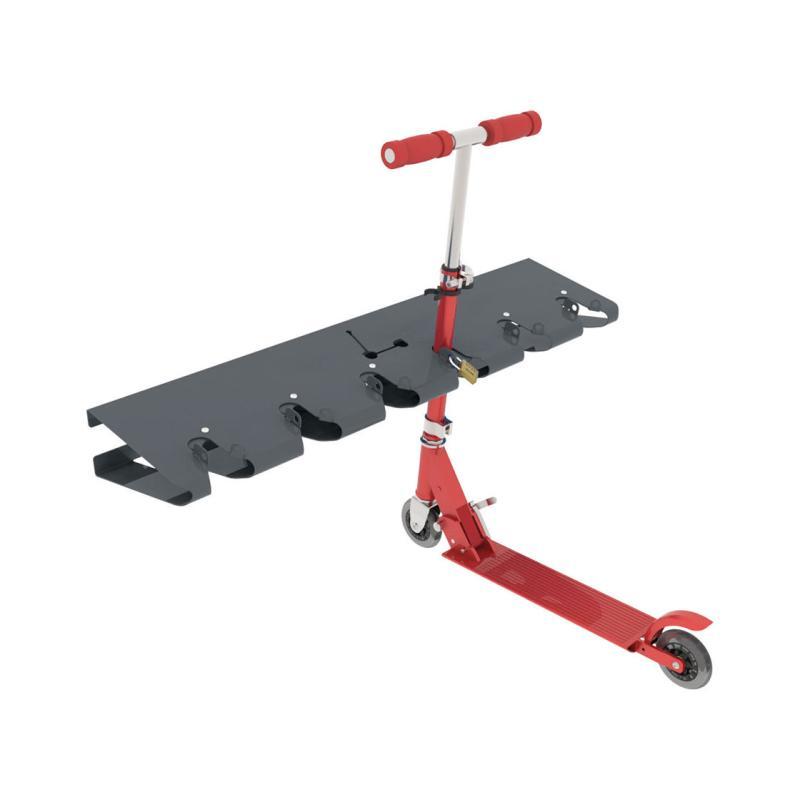 Support trottinettes ref : 204740.Gpro - 6 places - fixation murale ou sur pieds_0
