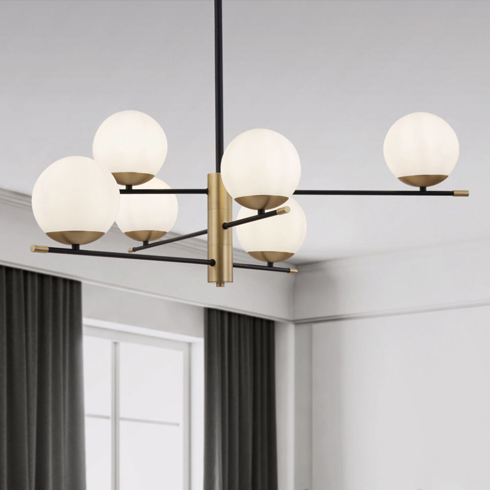 MAYTONI SUSPENSION NOSTALGIA, À 6 LAMPES