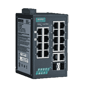 Switch Rail DIN industriel PROFINET ProView 16 ports FE + 2 Gb -40°C à 75°C - Référence: EKI-5626CI-PN-AE - Marque Advantech_0