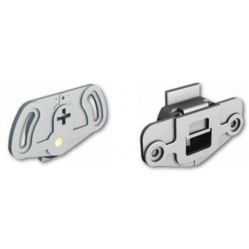 GARNITURE GUIDES ET ROULETTES - PORTE COULISSANTE DE MEUBLE - PICO 25 MANTION