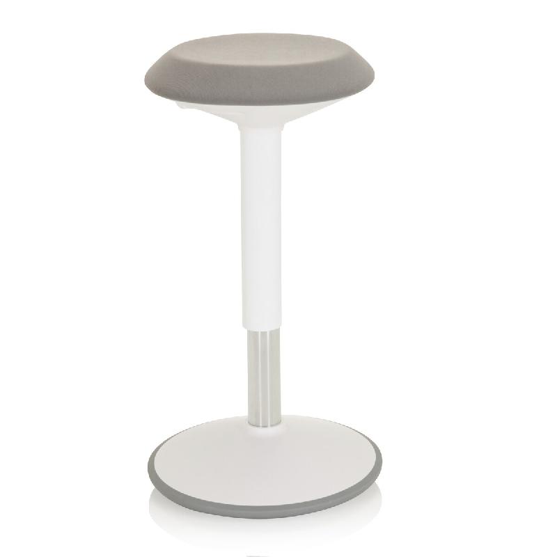 Tabouret / Aide à la position debout BALANCE SIT III W Tissu blanc / gris hjh OFFICE - blanc polyester 830096_0