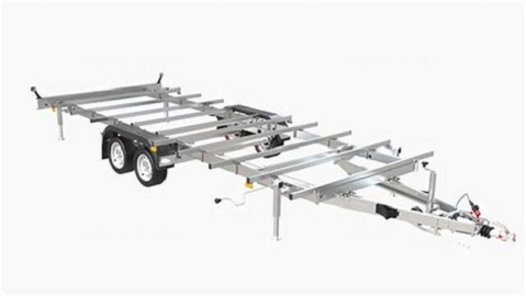 Remorque pour tiny house Tema/Martz 6m - PTAC 3500kg - Charge utile 2842kg_0