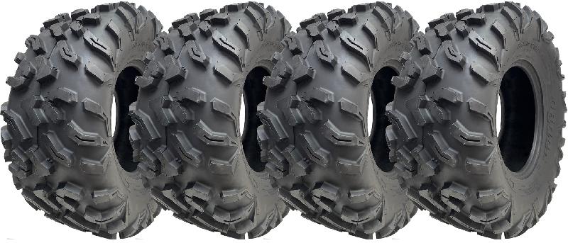27x11.00-12 (275/70-12) 8ply ATV Tyre P0359 OBOR Cypress 76J Tubeless (Set of 4)_0
