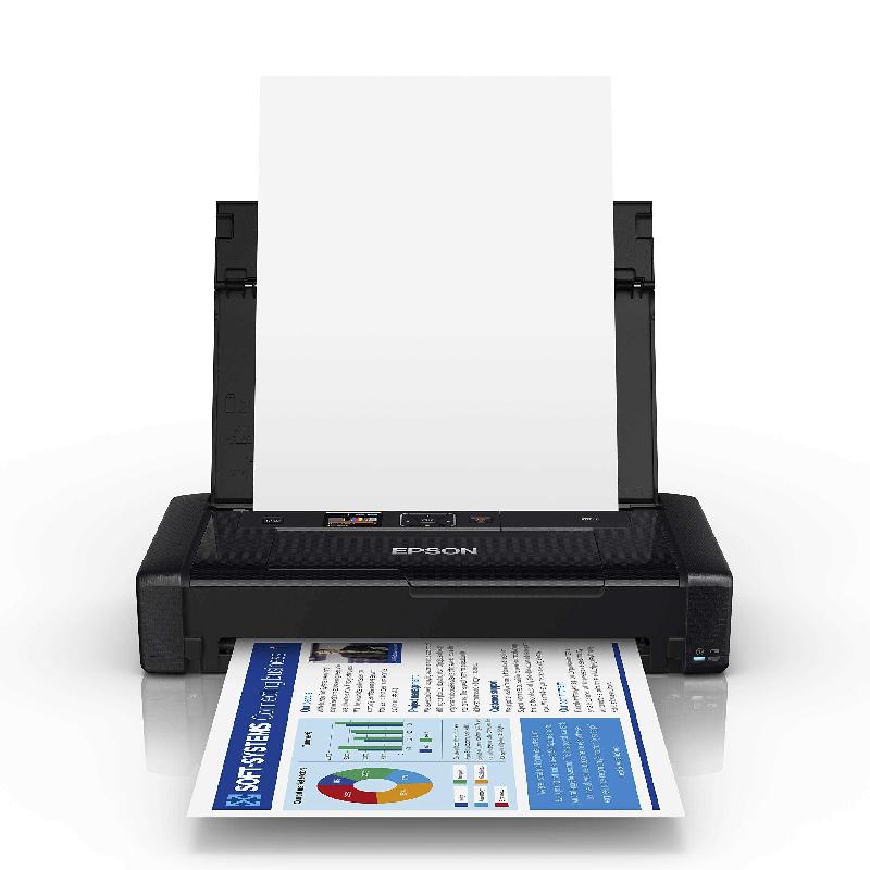Epson WorkForce WF-110W - Imprimante portable jet d'encre A4 - Résolution 5760 x 1440 DPI - Wi-Fi et impression mobile_0