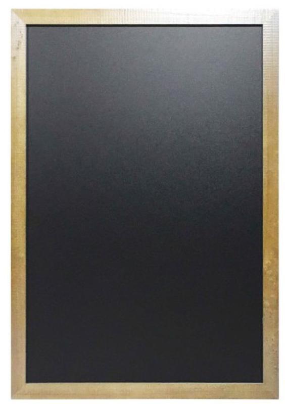 Ardoise menu murale - cadre bois - petit format - 630 x 430 mm - 2 kg - Fabrication française_0