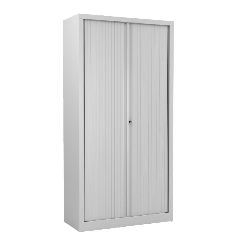 Armoire rideau gris clair Haute L.1000 mm_0
