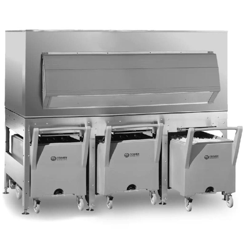 Bac de stockage SBC 1500 - Acier inoxydable - Isolation en mousse de polyuréthane - Inclus 3 chariots_0