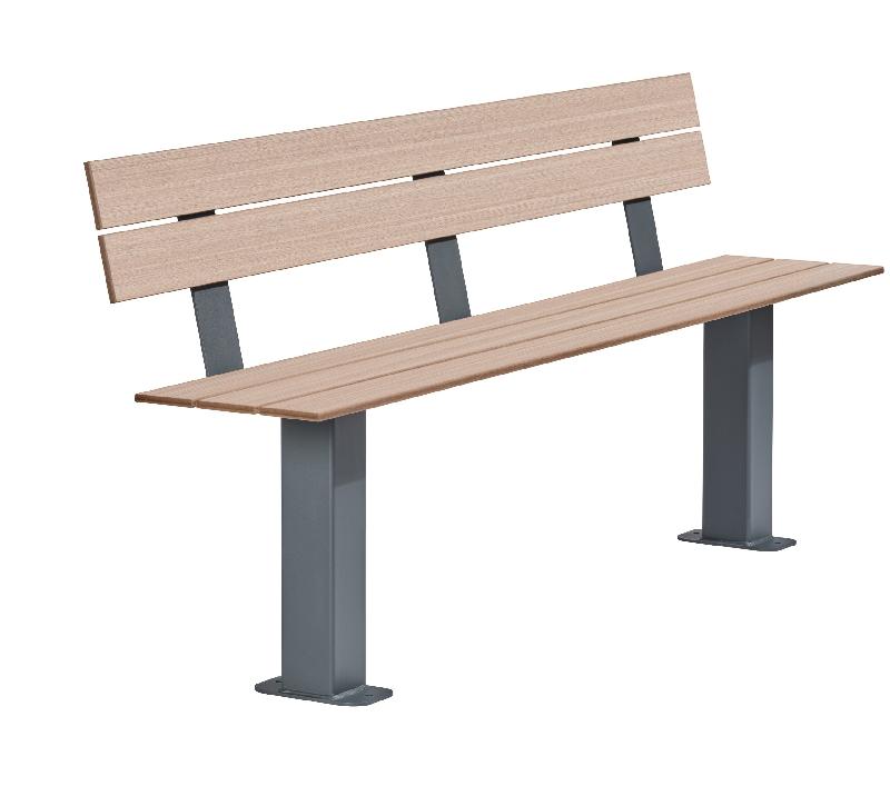 Banc - Hauteur et inclinaison adaptée - Cancale HPL_0