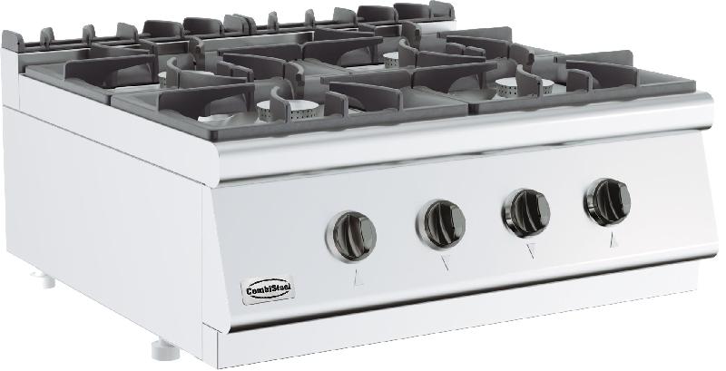 Cuisiniere a gaz 4 br. Base 700 COMBISTEEL 7178.0205_0