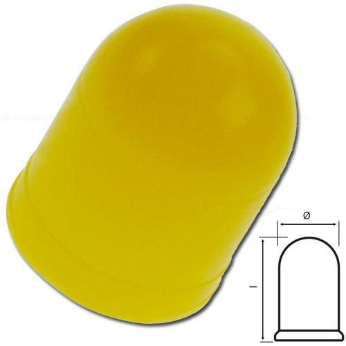 Cabochon T1 jaune - 3,6x6,7mm en silicone pour micro-lampe_0