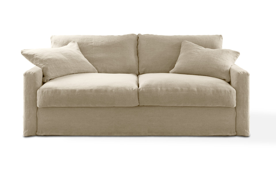 Canapé 2 places Bidart 170 cm convertible avec matelas 14 cm - Home Spirit_0