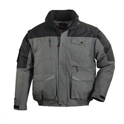 Coverguard - Blouson de travail 2 en 1 gris noir multi poches RIPSTOP Gris / Noir Taille L - L gris 3435245501734_0